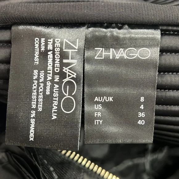 ZHIVAGO Battle Lines Floral-Embellished Vendetta Dress - Picture 10 of 10